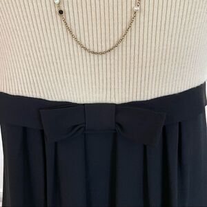 Tara Jarmon Classic Beautiful Black & Ivory Dress!